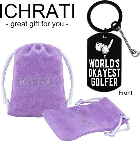 Golf Gifts for Men Funny Gifts for Golfers Men Golfing Accessories for Man Golfs Keychain Golfer Gift for Golfing Lovers Dad Brother Friend Fathers Day Birthday Gift Ideas in Saudi Arabia