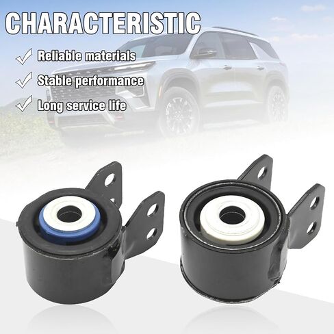 2 PCS K201187 Front Lower Forward Control Arm Bushing, Replacement for Buick Enclave 2008-2017 Replacement for Chevrolet Traverse 2009-2017, Replaces K201187 in Saudi Arabia