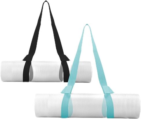 2 Packs Yoga Mat Strap for Carrying, Yoga Mat Carrier, Adjustable Yoga Mat Sling for Yoga Mat Exercise Mat in Kuwait