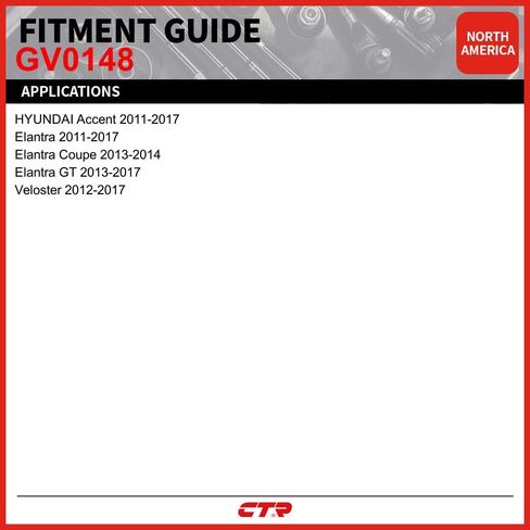 CTR GV0148 [OE Supplier] Front Lower Inner Rearward Control Arm Bushing Compatible with Hyundai Vehicles - Replaces 54584-3X000, in Saudi Arabia