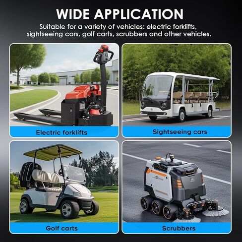 24V 30A Lithium Battery Charger for 29.2V LiFePO4 and Lead-Acid, for Forklift, Golf Cart, Floor Scrubbers, RV, Boat and Pallet Jack, with Anderson Plug in Kuwait