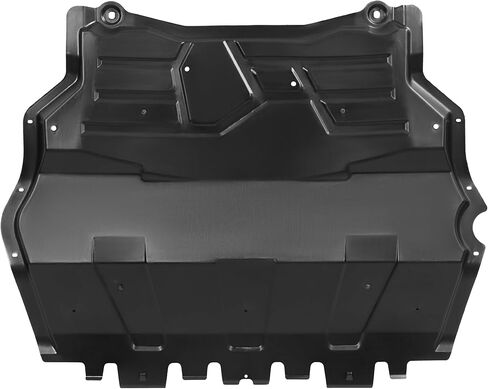 Engine Splash Shield Compatible with 2009-2018 Volkswagen Tiguan R-Line SE Sport Wolfsburg Edition Limited Base Replacement for VW1228133 5N0825235C Plastic(PP) Black in Saudi Arabia