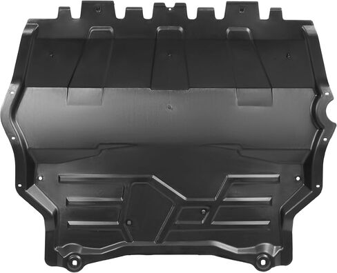 Engine Splash Shield Compatible with 2009-2018 Volkswagen Tiguan R-Line SE Sport Wolfsburg Edition Limited Base Replacement for VW1228133 5N0825235C Plastic(PP) Black in Saudi Arabia