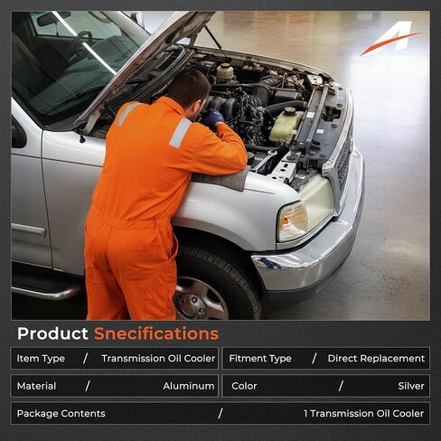 مبرد زيت المحرك متوافق مع Ford E-150 E-250 E-350 Econoline 1997-2002 5.4L V8 6.8L V10 استبدال المحرك # F7UZ6A642EA in Kuwait