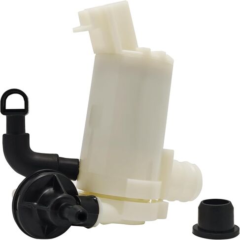 Front Windshield Washer Wiper Fluid Pump Motor with Grommet Replace 76846-TF0-003 76846-TF0-013 Compatible with Honda Civic 2009-2012 for Honda Fit 2009-2013 for Honda CR-V 2012-2014 in Saudi Arabia