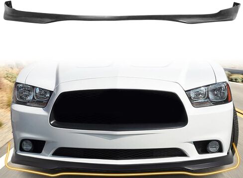 Front Bumper Lip Spoiler, Compatible with 2011-2014 Dodge Charger R/T, SXT, SE, Pursuit (Not Fit SRT), PU Unpainted RA Style Add-on Front Splitter Air Dam Chin Protector in Saudi Arabia