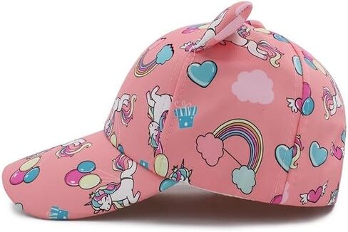 Stylish Kids Baseball Caps for Girls, 6 to 14 Years Old Coral, coral, One Size in Saudi Arabia