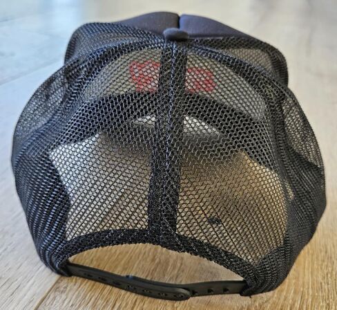 New York City Trucker Hat, Black, Mesh Back, Embroidered Logo in Saudi Arabia