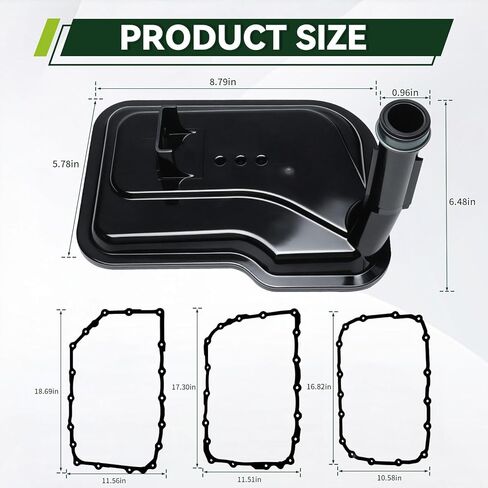 YEEDO 6L80 6L90 مجموعة حشية زيت ناقل الحركة مناسبة لـ Avalanche Camaro Suburban Silverado 1500 Tahoe Corvette Sierra 1500 Yukon Cadillac XLR STS يستبدل 24236933 24236517 in Kuwait
