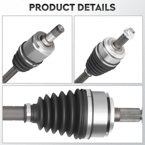 NEW Front CV Axle Shaft Assembly fits for Honda Accord (Automatic Trans Only) 2003 2004 2005 2006 2007 2.4L, Left Front & Right Front, Driver and Passenger side, 2-Pack in Saudi Arabia