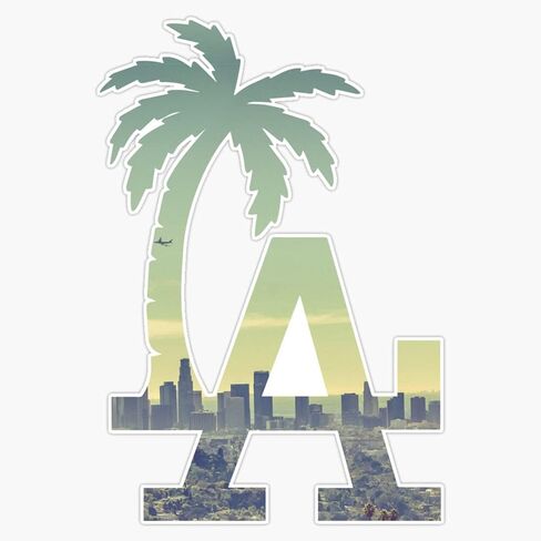 Magnet La Magnet Vinyl Decal Sticker 5" in Saudi Arabia