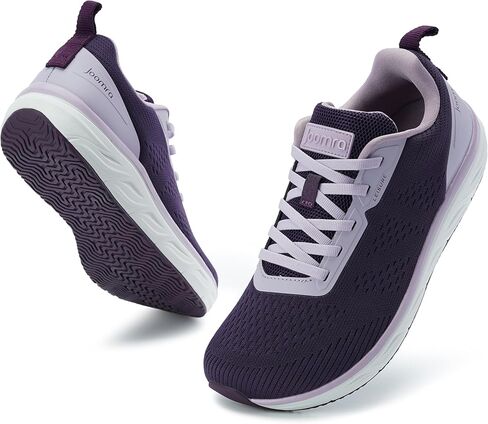 Joomra Women's Wide Walking Tennis Shoes | Athletic Running Sneakers | Wide Toe Box & Rubber Outsole in Kuwait