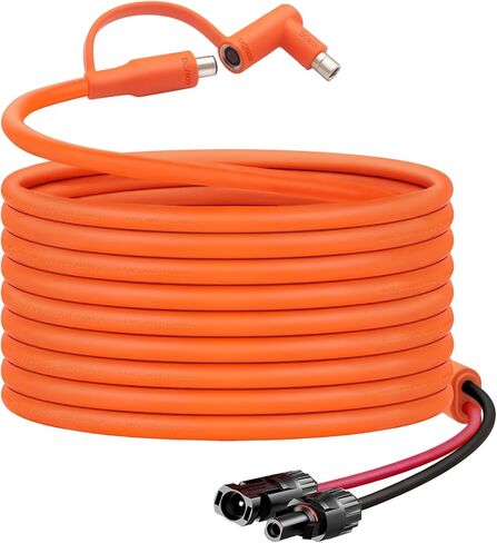 كابل محول 10FT MC4 إلى 8 مم للجاكيري | موصل لوحة شمسية عالمية وDC8020/7909 متوافق مع BLUETTI، Yeti، Anker، Jackery محطة الطاقة المحمولة للتخييم، RV، الاستخدام في حالات الطوارئ in Kuwait