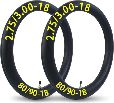 2-Pcs 2.75/3.00-18 الأنبوب الداخلي 3.00-18 2.75-18 الأنبوب الداخلي 80/100-18 ساق الصمام المستقيم in Kuwait