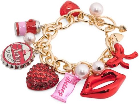 Betsey Johnson Valentine's Day Charm Bracelet in Saudi Arabia