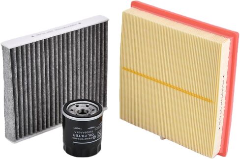 72880FL00A 16546AA16A 15208AA21A Cabin Engine Air Filter & Oil Filter Kit Compatible with Subaru 19-26 Ascent 2.4L/18-22 Crosstrek 2.0L/21-22 Crosstrek 2.5L in Saudi Arabia