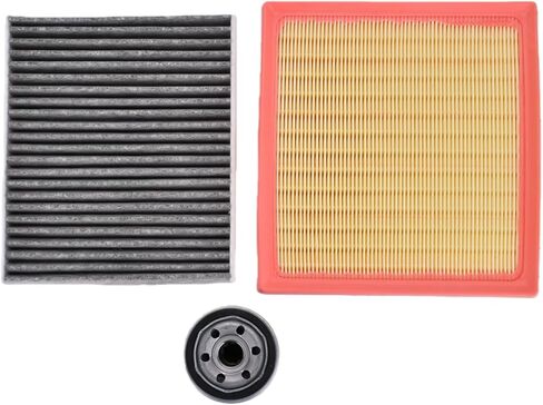 72880FL00A 16546AA16A 15208AA21A Cabin Engine Air Filter & Oil Filter Kit Compatible with Subaru 19-26 Ascent 2.4L/18-22 Crosstrek 2.0L/21-22 Crosstrek 2.5L in Saudi Arabia