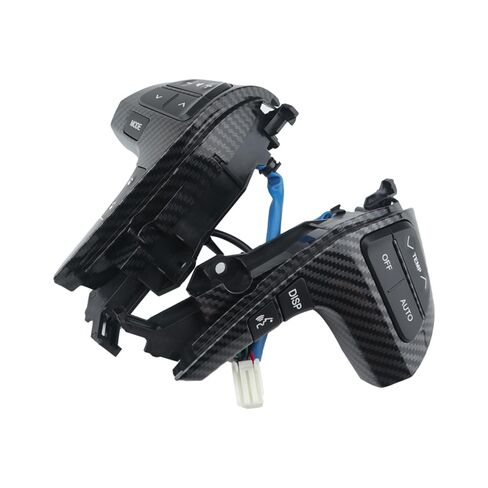 Steering Wheel Mounted Cruise Control Switch Butto Multifunctional Steering Wheel/Fit for Toyota HILUX VIGO Corolla Camry Highlander INNOVA 84250-0E120(High Carbon Fibre) in Saudi Arabia