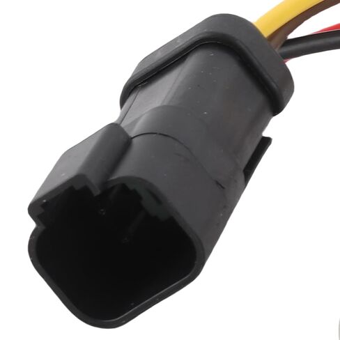 Ignition Switch High Sensitivity 2 Keys for CAT 906H 906H2 906K 906M Wheel Loader, Aluminium Alloy Excavator Ignition Switch for Backhoe Loader, Durable Material in Kuwait