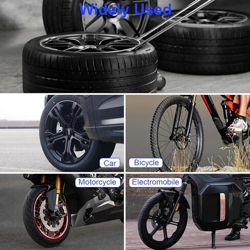 طقم ملعقة إطارات مقاس 11.5 بوصة، 26 قطعة أداة تغيير الإطارات للدراجات النارية والدراجات الترابية والجرارات والدراجات النارية، أداة إزالة الإطارات لتغيير إطارات الدراجات النارية مع 3 قطع من أغطية الحواف و6 قطع من صمامات أداة الصمامات (أزرق) in Kuwait