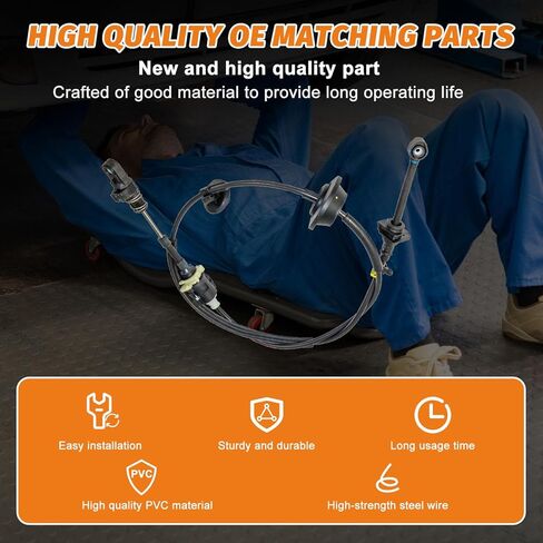 DC3Z7E395A Automatic Transmission Shift Cable Fit for Ford F-250 F-350 F-450 F-550 Super Duty 2011-2016, Gear Shifter Cable Replace 905-667 DC3Z-7E395-A BC3P7E395AB in Kuwait