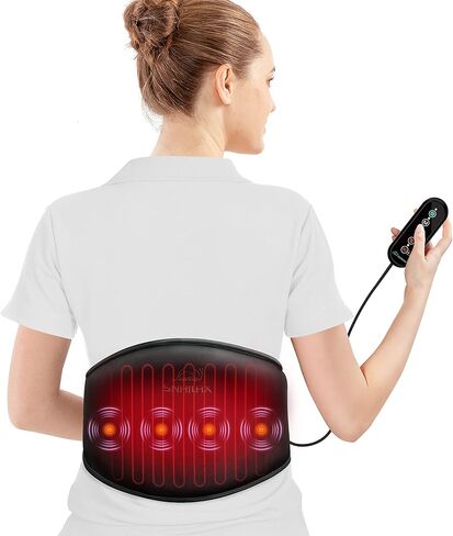 وسادة تسخين سنايلاكس لتخفيف آلام الظهر، مؤهلة من FSA HSA، وسادات تسخين كهربائية للتشنجات، الرقبة مع إيقاف تلقائي و6 مستويات للحرارة، قابلة للغسل في الغسالة، هدايا للنساء والرجال، أحمر in Kuwait