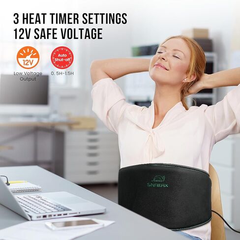 وسادة تسخين سنايلاكس لتخفيف آلام الظهر، مؤهلة من FSA HSA، وسادات تسخين كهربائية للتشنجات، الرقبة مع إيقاف تلقائي و6 مستويات للحرارة، قابلة للغسل في الغسالة، هدايا للنساء والرجال، أحمر in Kuwait