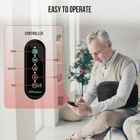 وسادة تسخين سنايلاكس لتخفيف آلام الظهر، مؤهلة من FSA HSA، وسادات تسخين كهربائية للتشنجات، الرقبة مع إيقاف تلقائي و6 مستويات للحرارة، قابلة للغسل في الغسالة، هدايا للنساء والرجال، أحمر in Kuwait