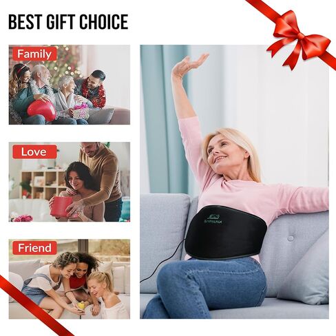 وسادة تسخين سنايلاكس لتخفيف آلام الظهر، مؤهلة من FSA HSA، وسادات تسخين كهربائية للتشنجات، الرقبة مع إيقاف تلقائي و6 مستويات للحرارة، قابلة للغسل في الغسالة، هدايا للنساء والرجال، أحمر in Kuwait