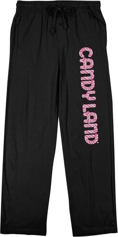 Bioworld Candyland Logo Men's Black Sleep Pants in Saudi Arabia