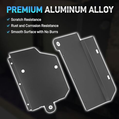 Aluminum Alloy Underbody Cavity Shield Cover Compatible with Ford Maverick 2022-2025 Left Rear Driver Side, Underbody Splash Shield Cover Rustproof Mud & Stone Prevention Accessory in Saudi Arabia