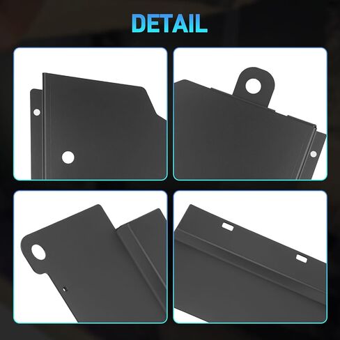 Aluminum Alloy Underbody Cavity Shield Cover Compatible with Ford Maverick 2022-2025 Left Rear Driver Side, Underbody Splash Shield Cover Rustproof Mud & Stone Prevention Accessory in Saudi Arabia