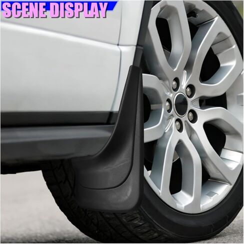 قطعتان من أغطية طين السيارة، مقاس 12.12 × 8.46 بوصة، حواف أمامية وخلفية للإطارات التلقائية، مضادة للخدش والتصادم، واقي رذاذ عجلة السيارة، ملحق حماية عالمي للسيارة لسيارات الدفع الرباعي والشاحنات وسيدان (أسود) in Kuwait