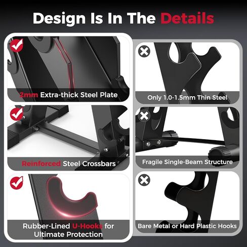 AKYEN Dumbbell Rack Stand Only, Weight Rack for Dumbbells Compact A-Frame Home Gym Space Saver (150/480/570/800 LBS Weight Capacity, 2022 New Version) in Kuwait