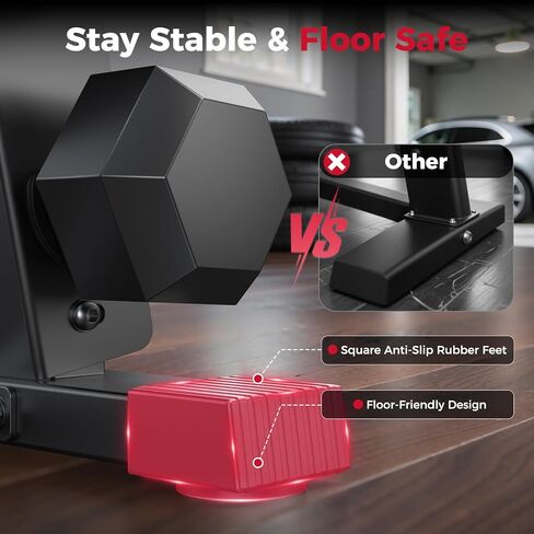 AKYEN Dumbbell Rack Stand Only, Weight Rack for Dumbbells Compact A-Frame Home Gym Space Saver (150/480/570/800 LBS Weight Capacity, 2022 New Version) in Kuwait