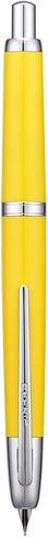 Jinhao 20 Press Retractable Fountain Pen Extra Fine Nib with Converter Resin Writing Gift Pen, Transparent Black with Golden Clip in Saudi Arabia