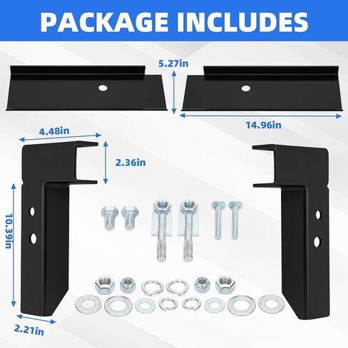 طقم رف أمان عالي التحمل 30124 متوافق مع 2020-2025 Chevy/Silverado/GMC/Sierra 2500 3500 سرير قياسي، أسود، طقم تركيب سرير شاحنة الرف in Kuwait