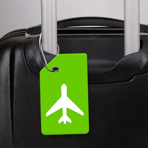 Silicone Luggage Tag with Name ID Card Perfect to Quickly Spot Luggage Suitcase by Ovener(Orange) in Saudi Arabia