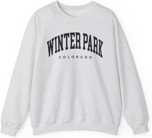 Winter Park Colorado Adult Unisex Crewneck Sweatshirt in Saudi Arabia