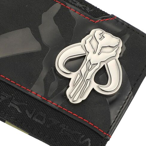 Star Wars The Mandalorian Bantha Skull Crest 3.5" Black Bifold Card Wallet in Saudi Arabia