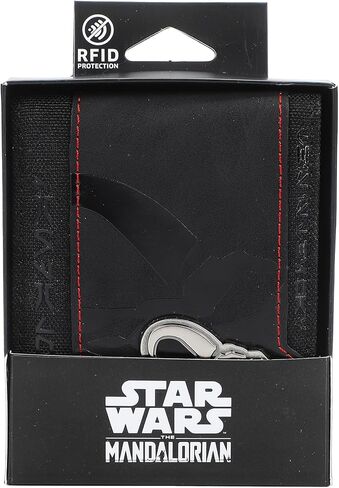 Star Wars The Mandalorian Bantha Skull Crest 3.5" Black Bifold Card Wallet in Saudi Arabia