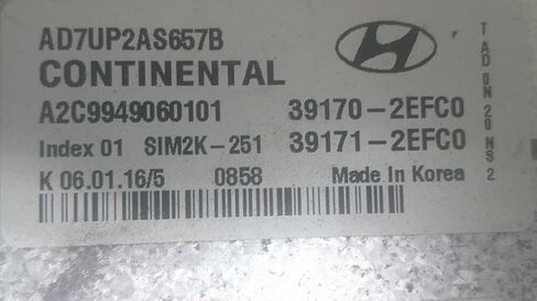 Engine ECM Control Module 2.0L Fits 17-18 Compatible with Hyundai Elantra 39171-2EFC0 391712EFC0 in Saudi Arabia
