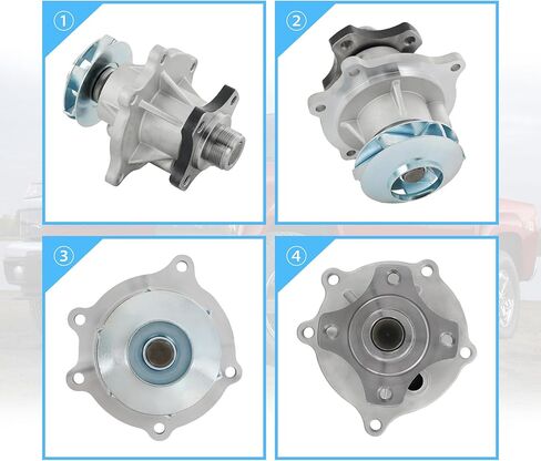 AW5097 Water Pump Kit with Gasket Replacement for Chevrolet For GMC Colorado Trailblazer Canyon Envoy For Buick Rainier for Hummer H3, 2.8L 2.9L 3.5L 3.7L 4.2L Engine in Saudi Arabia