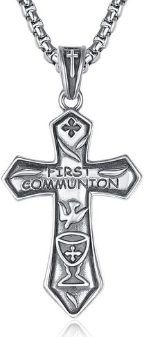 Confirmation Gifts Sterling Silver Confirmed in Christ Religious Catholic Jewerly in Saudi Arabia