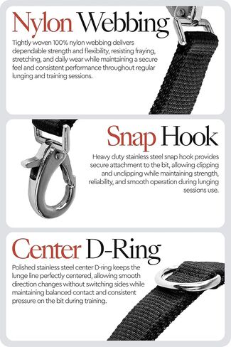 HORZE Lunging Strap for Horse Lunge Line in Kuwait