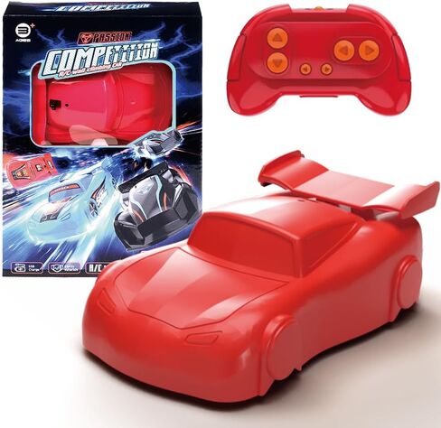 MIXSHAKE Remote Control Racing Toy for Kids, Red Cartoon Movie Car Design, Wall Climbing RC Cars, High-Speed MINI Toy Vehicle Gift for Boys Age 3 4 5 6, Christmas and Birthday Gifts in Saudi Arabia