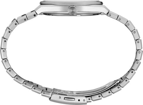 SEIKO Men's Blue Dial Silver Stainless Steel Band Classic Analog Quartz Watch in Saudi Arabia
