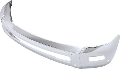 Front Bumper Face Bar 3Pcs Compatible with 2010 Dodge Ram 2500 3500 & 2011-2018 Ram 2500 3500 W/Fog Lamp & Park Sensor Holes Replace 68260085AA CH1002405 Steel Chrome Silvery in Saudi Arabia