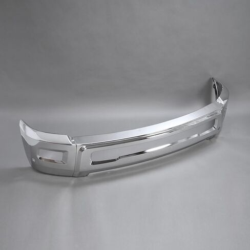 Front Bumper Face Bar 3Pcs Compatible with 2010 Dodge Ram 2500 3500 & 2011-2018 Ram 2500 3500 W/Fog Lamp & Park Sensor Holes Replace 68260085AA CH1002405 Steel Chrome Silvery in Saudi Arabia