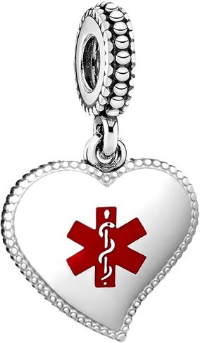 معرف التنبيه الطبي منقوش عليه سحر متدلي لسوار باندورا للإسعافات الأولية in Kuwait